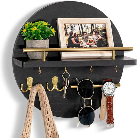 Miljövänlig Rund Nyckelring i Trä Carvallo