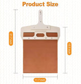 Luxora Skjutbar Pizzaspade – Enkelt Överföring & Servera Din Pizza Carvallo