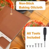 Luxora Skjutbar Pizzaspade – Enkelt Överföring & Servera Din Pizza Carvallo