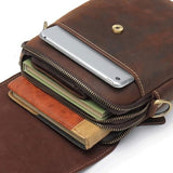 Herrars Crazy Horse Leather Crossbody Bag – Retro Cowhide Messenger Bag Carvallo