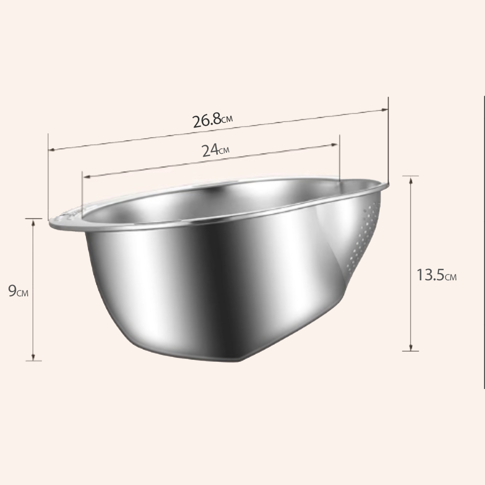Smart Drain Food Mesh Silikonborta Carvallo