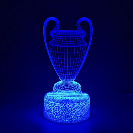 Fotboll 3D Illusion LED-Lampa - Nattlampa - Trophy Footballdinho