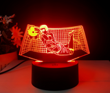 Fotboll 3D Illusion LED-Lampa - Nattlampa - Goalkeeper Footballdinho
