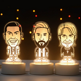 Fotboll 3D Illusion LED-Lampa - Nattlampa - Players Footballdinho