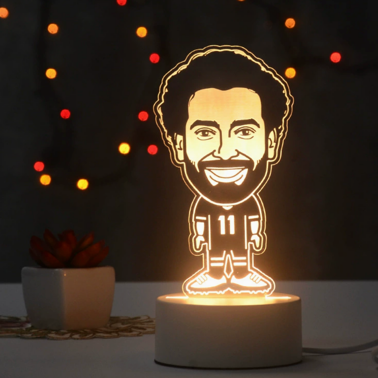 Fotboll 3D Illusion LED-Lampa - Nattlampa - Players Footballdinho
