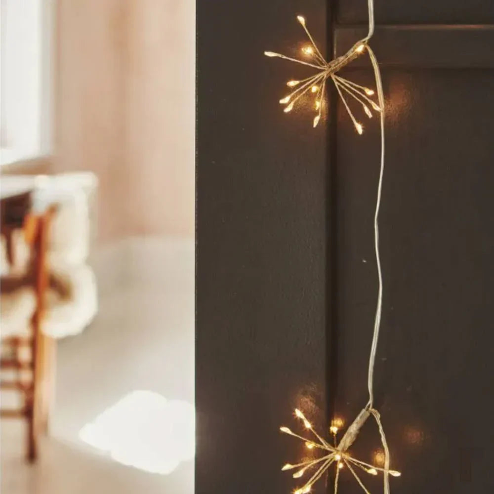 Utomhus solenergi fairy lights med LED stjärnexplosioner Carvallo