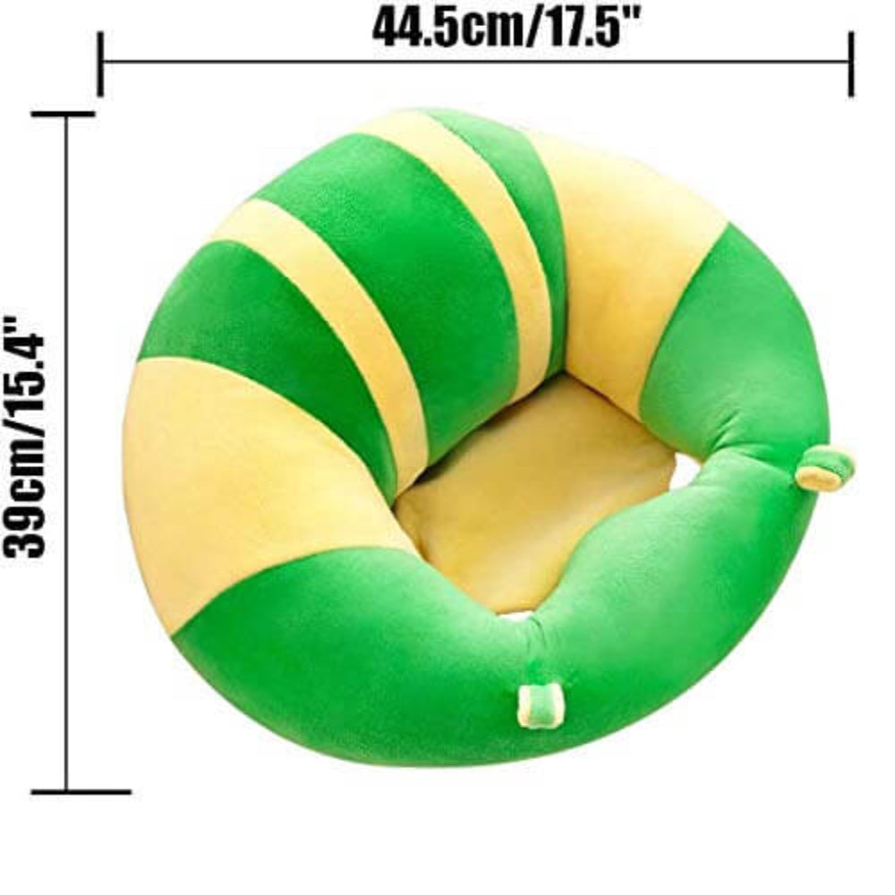 Babystöd i plysch – Mjuk babysits med 360° kuddekomfort MILA Sverige