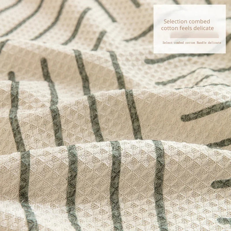 Traditionell Sofföverdrag med Dekorativa Tofsar Carvallo