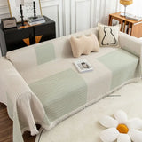 Traditionell Sofföverdrag med Dekorativa Tofsar Carvallo