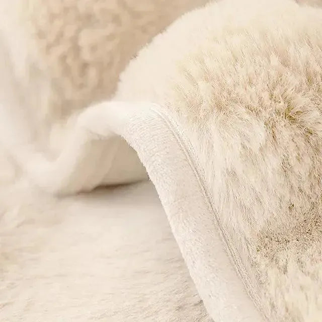 Sofia - Universell Plysch Sofföverdrag L Form - Vinter Varm Mjuk Carvallo