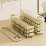 Staplingsbara fräscha behållare med fräschhållningsventil - Förvaringslösningar för livsmedel i kylskåpet - 4-pack Carvallo