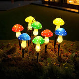 Solcellsdrivna trädgårdslampor med svampmotiv – Förtrollande LED-utomhuslampor för en sagolik atmosfär MILA Sverige