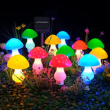 Solcellsdrivna trädgårdslampor med svampmotiv – Förtrollande LED-utomhuslampor för en sagolik atmosfär MILA Sverige