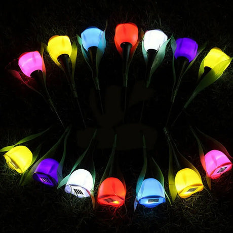 PetalGlow - Solar Tulip Flower Lamps MILA Sverige