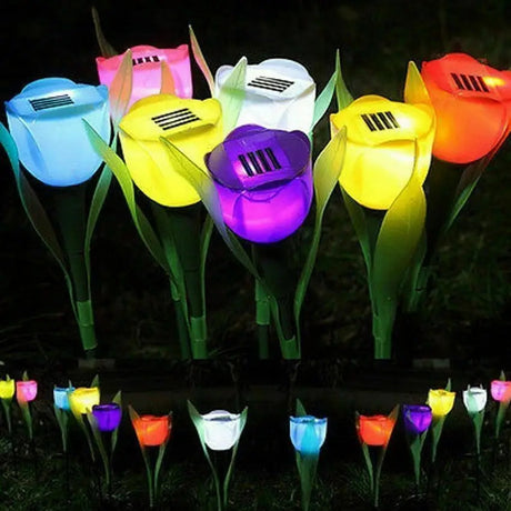PetalGlow - Solar Tulip Flower Lamps MILA Sverige