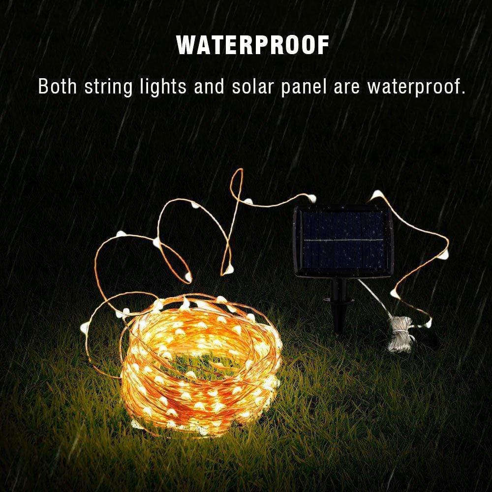 RoyaleGlow String Solar Lights Utomhus (Klar Kabel) 42M Carvallo