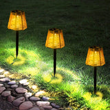 Carvallo LightLantern Solarlampa Rattanutseende | Väderbeständig IP65 | Varm LED-belysning | 36x11x10 cm Carvallo