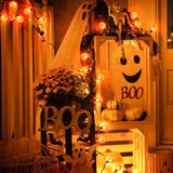 Solenergi Drivna Vattentåliga Kristall Globe Ljus – 35,6 fot Utomhus LED Ljuslina med 8 Lägen (Perfekt för Trädgård, Terrass, Evenemang) Carvallo