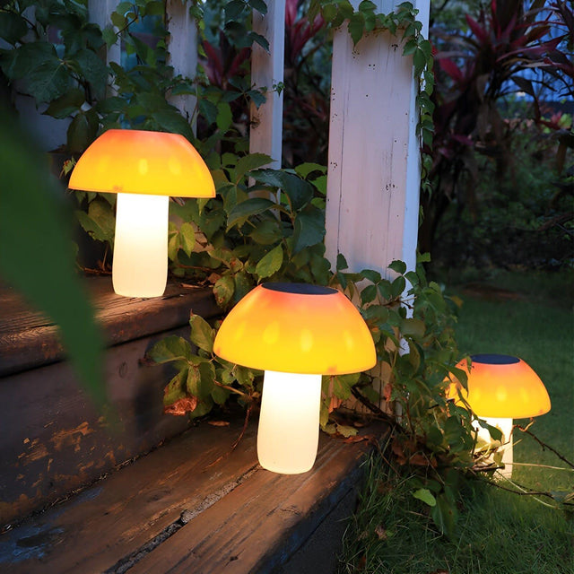 MushroomGlow Light - Solar LED Trädgårds dekoration lampa Carvallo