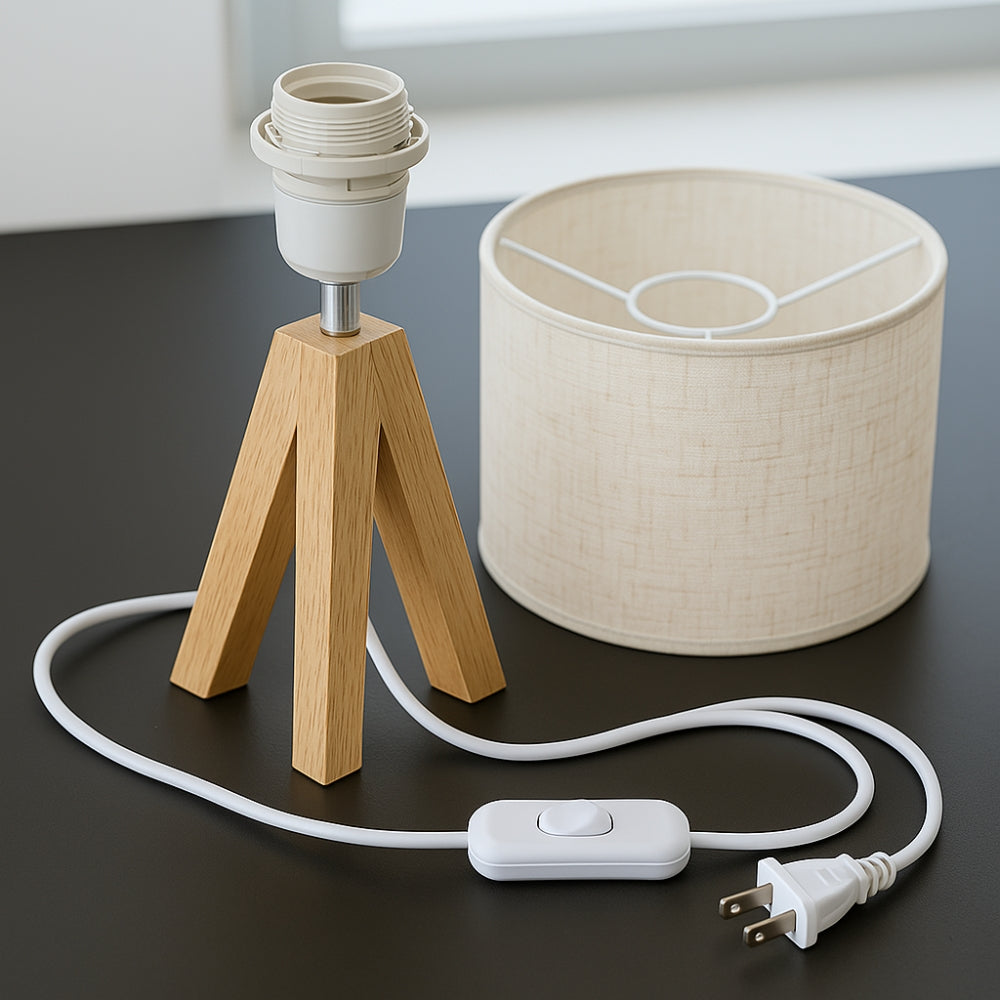 Solara Minimalist Tripod Bordslampa Carvallo