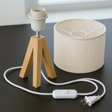 Solara Minimalist Tripod Bordslampa Carvallo