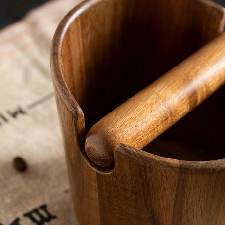 Solid Wood Coffee Knock Box Carvallo