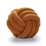 Somway knutna bollkuddar - runda knutna bollkuddar, lammsammetsoffakudde Carvallo