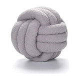Somway knutna bollkuddar - runda knutna bollkuddar, lammsammetsoffakudde Carvallo