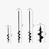 Spiralborr för trädgården – Snabbt planteringshålsverktyg för borrmaskiner MILA Sverige
