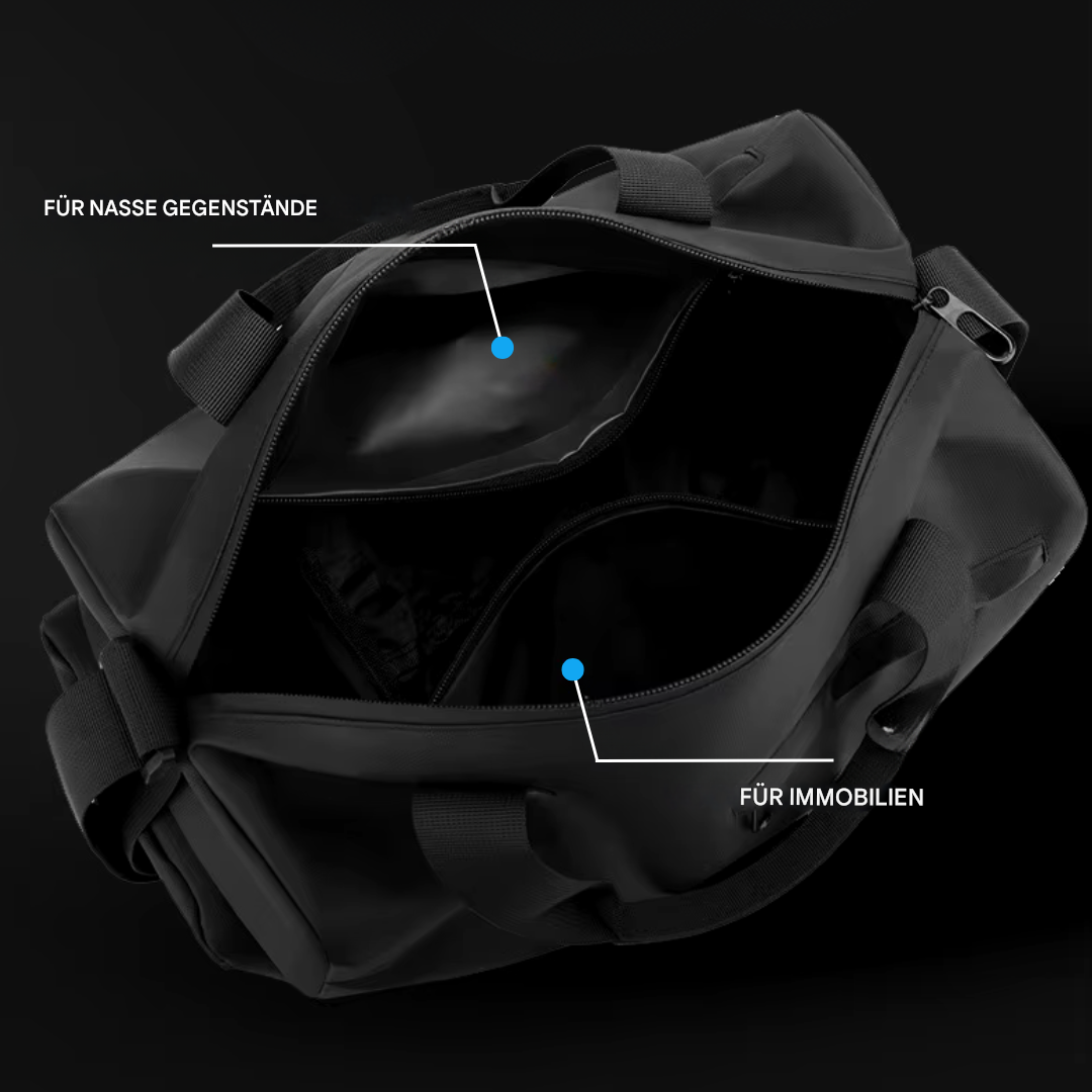 Sport Duffel – Vattentät gymväska med separat skoförvaring MILA Sverige