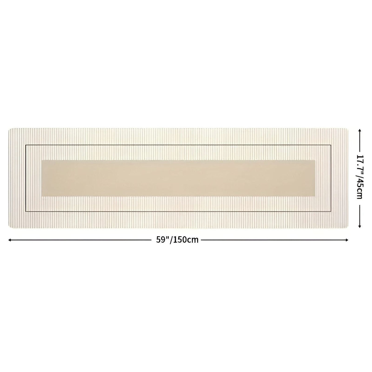 SpringEase Matta - Minimalistisk Stil Icke-Glidande och Absorberande Vardagsrumsmatta Carvallo