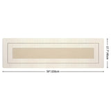 SpringEase Matta - Minimalistisk Stil Icke-Glidande och Absorberande Vardagsrumsmatta Carvallo