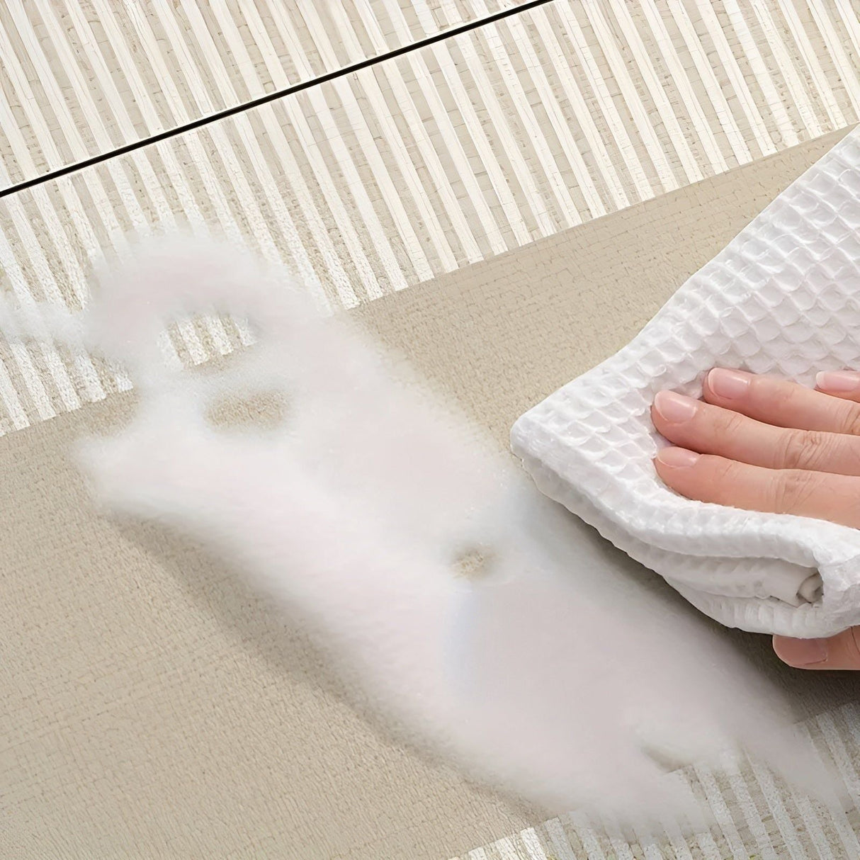 SpringEase Matta - Minimalistisk Stil Icke-Glidande och Absorberande Vardagsrumsmatta Carvallo