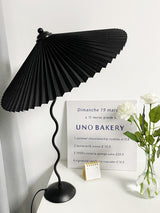 Plisserad Paraply Tyg Skärm Lampa Carvallo