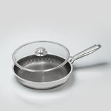 HexClad Stekpanna i Rostfritt Stål – Non-Stick Honeycomb Stekpanna för Induktion & Ugn Hemnix
