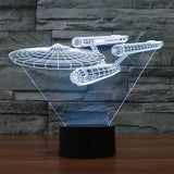 Lumora 3D Star Trek Enterprise Ship LED-lampa MILA Sverige