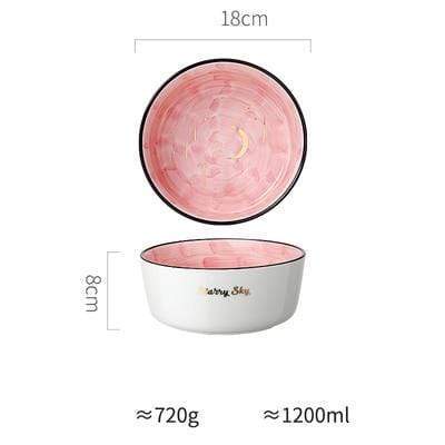 CelestiWare - Stjärna & Måne Keramiska Skålar MILA Sverige