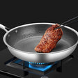 SteelChef Non-stick stekpanna med innovativ SteelPixel-teknologi – Proffskvalitet, repfritt design Carvallo