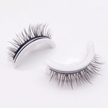 Kvinnors Återanvändbara Självhäftande Ögonfransar Syntetiska Hemnix