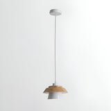 NordicMacaron Light - Modern Nordisk Trä Macaron Hängande Taklampa Carvallo