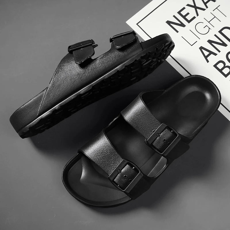 Stötdämpande tofflor med spännen-Hemnix-Hemnix