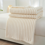 CozyRib Filt – Extra Mjuk & Värmande Ribbad Pläd Hemnix