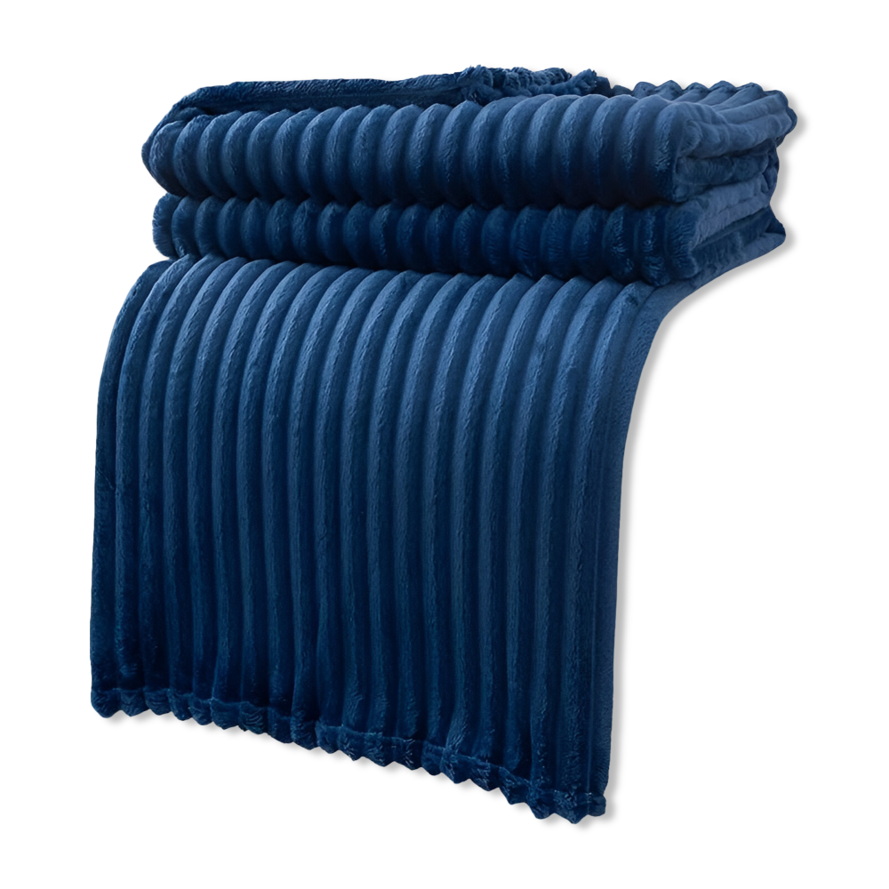 CozyRib Filt – Extra Mjuk & Värmande Ribbad Pläd Hemnix