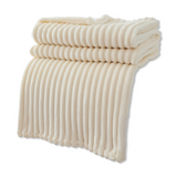 CozyRib Filt – Extra Mjuk & Värmande Ribbad Pläd Hemnix