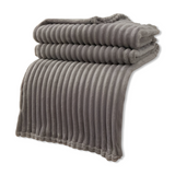 CozyRib Filt – Extra Mjuk & Värmande Ribbad Pläd Hemnix