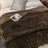 CozyRib Filt – Extra Mjuk & Värmande Ribbad Pläd Hemnix