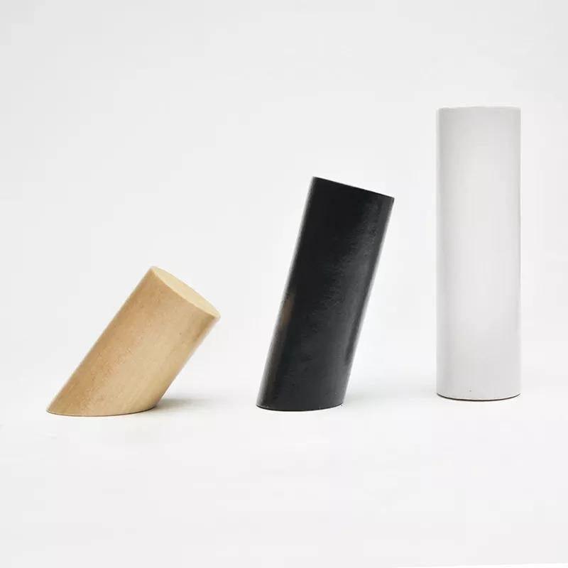 Trä Väggmonterad Kapphylla | Vit, Brun, Svart | Platsbesparande & Stilig | Brick by Brick Carvallo