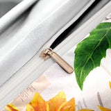 SunflowerBliss Sängkläder - Tryckt Solros Påslakan Set Carvallo