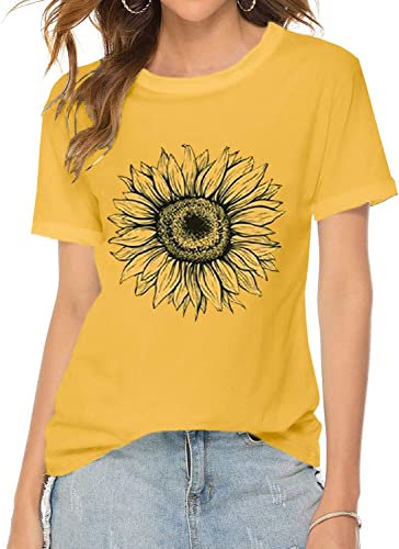 Solros T-shirt-Clothes for women-Hemnix-Hemnix