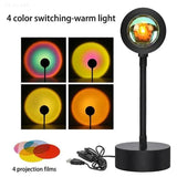 Solnedgångslampa - Solnedgångsprojektorlampa Carvallo